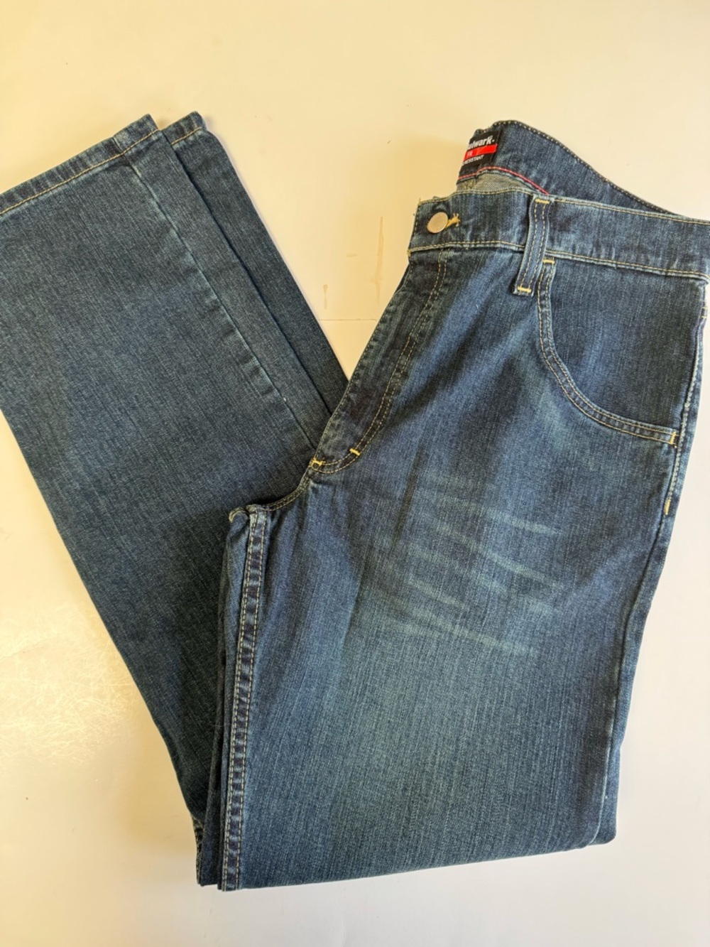 NWT! Bulwark FR Cat 2 Men’s Jean 36x32 Straight Fit Stretch Work Denim